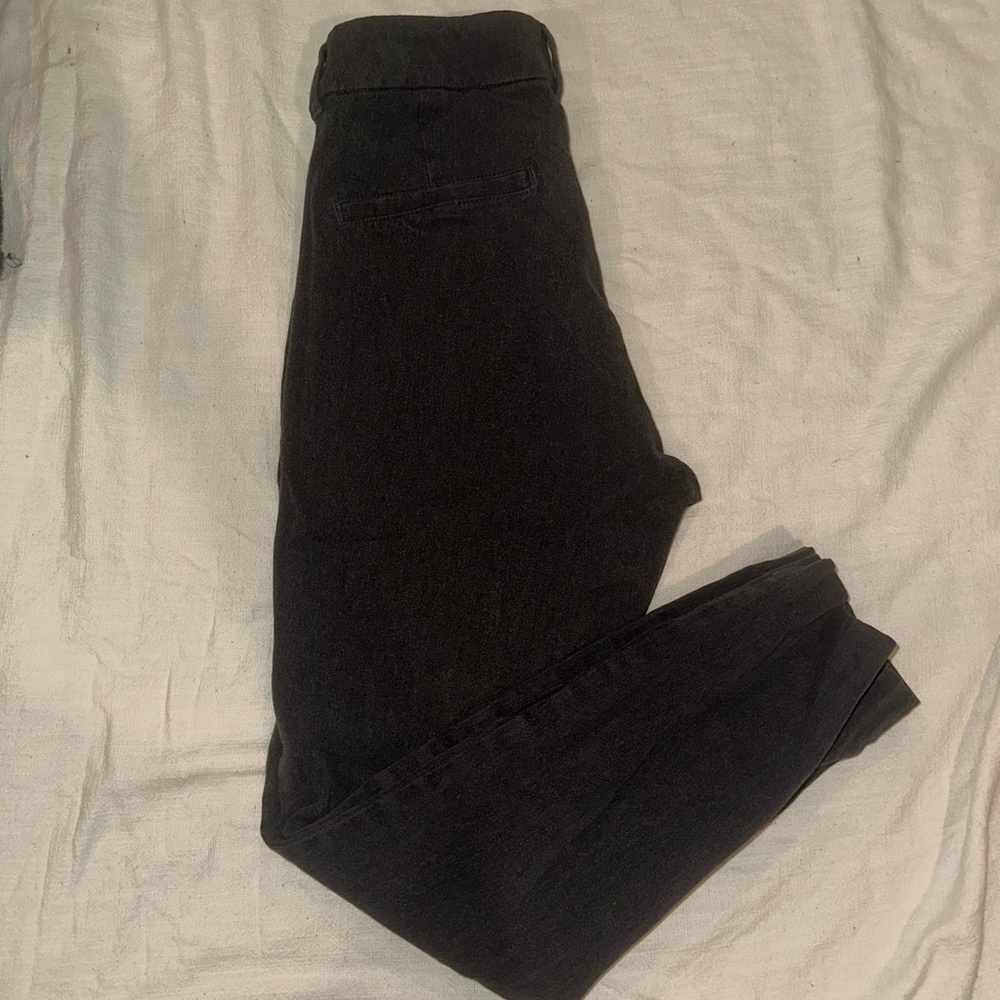 old navy pixie skinny dark gray
